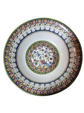 World market peacock bowl fun‎ pattern